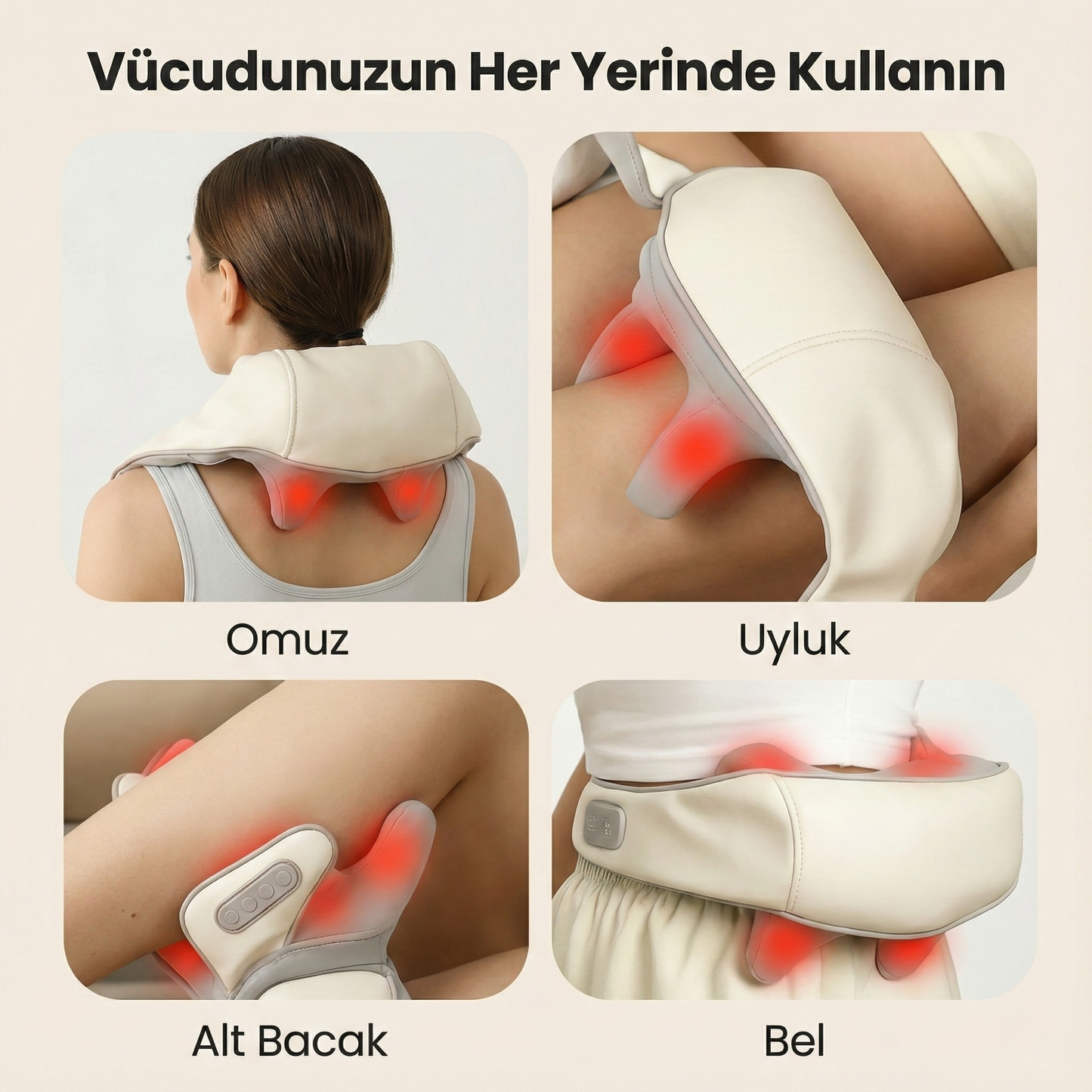 Theraflexa - Kablosuz Boyun ve Omuz Masaj Cihazı